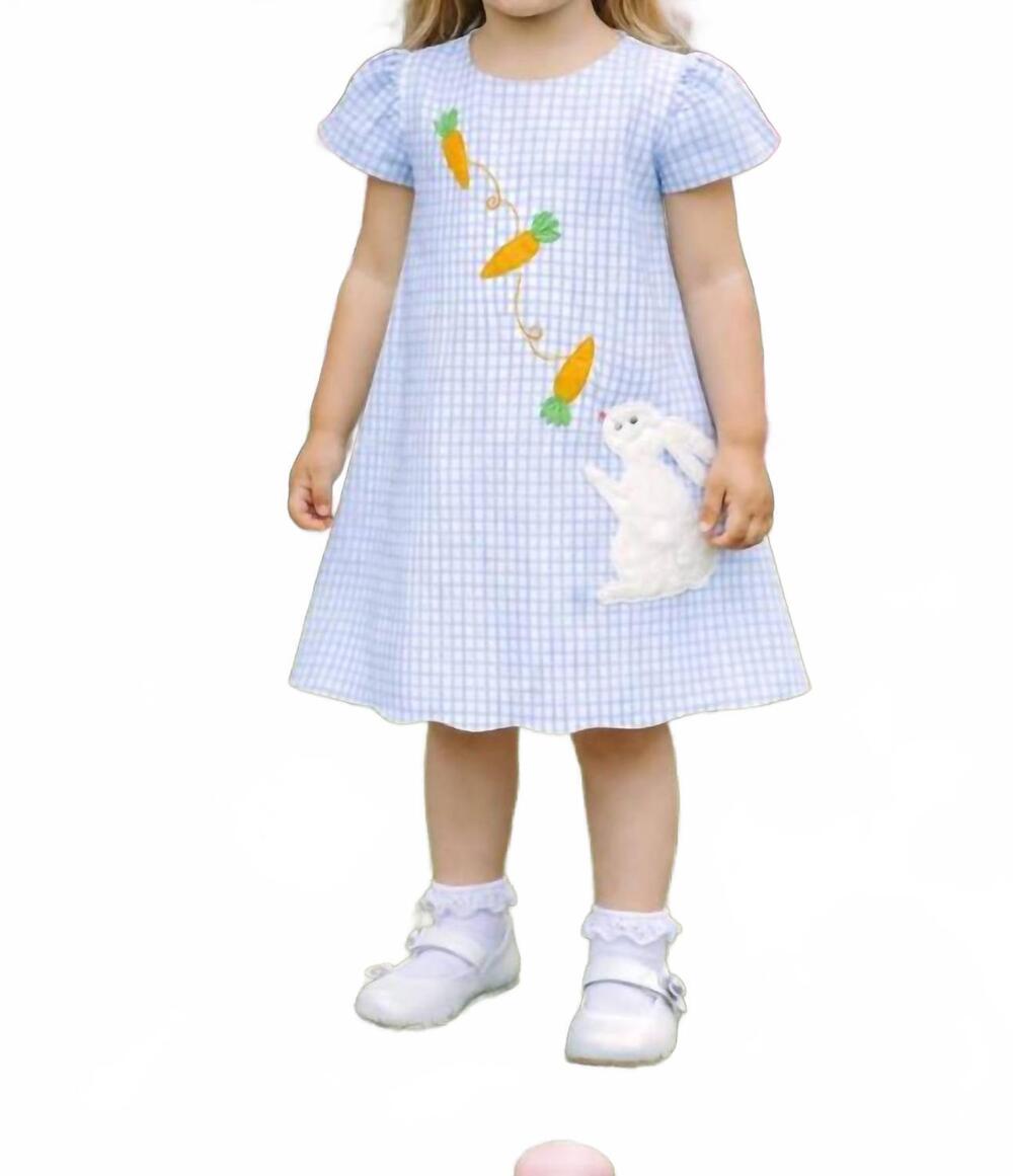 NEW PETIT AMI ZUBELS easter dress in bunny and petal